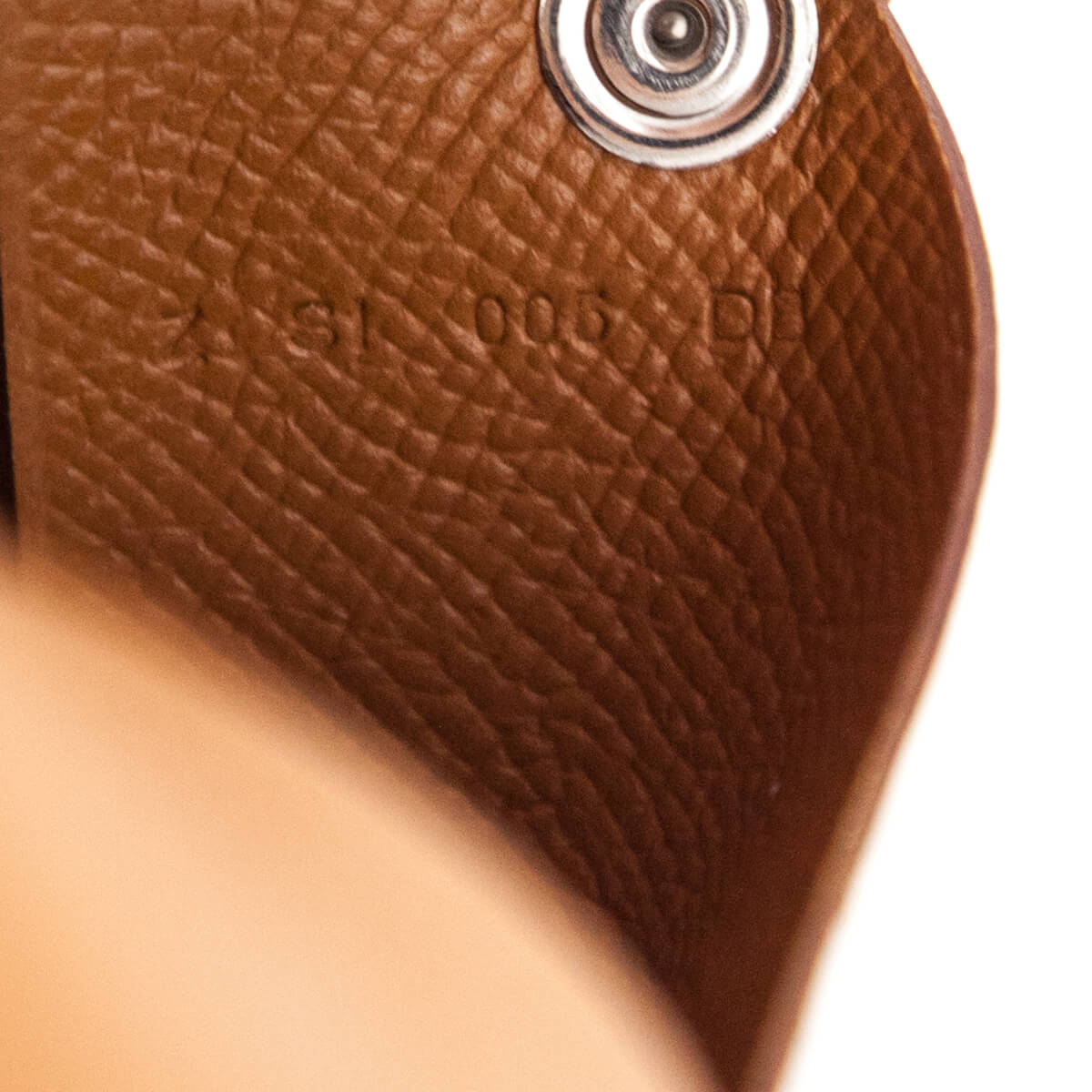 Hermes Gold Epsom Calvi Card Case - Love that Bag etc - Preowned Authentic Designer Handbags Preloved Fashions