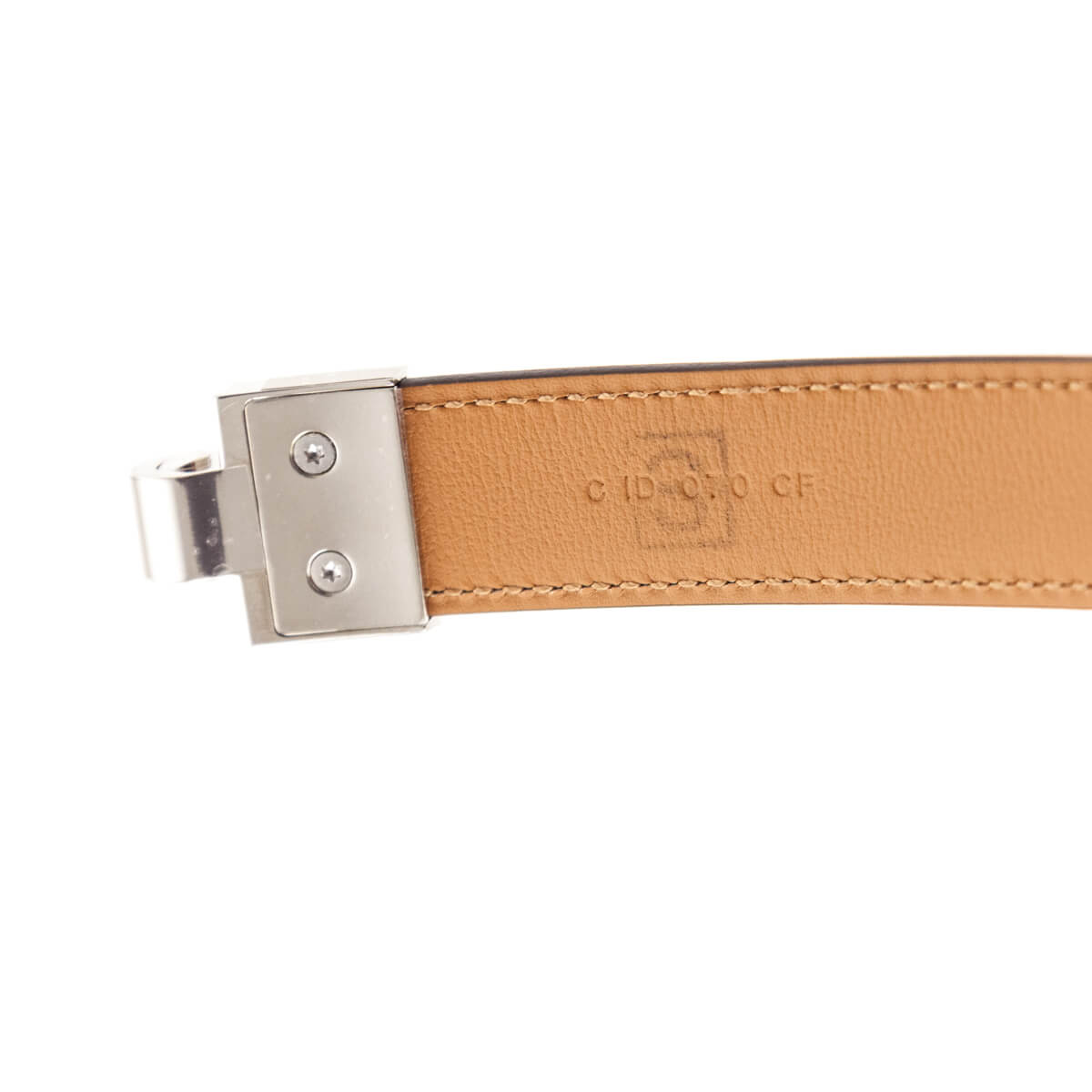 Hermes Gold Epsom Charniere Belt 22 - Love that Bag etc - Preowned Authentic Designer Handbags Preloved Fashions