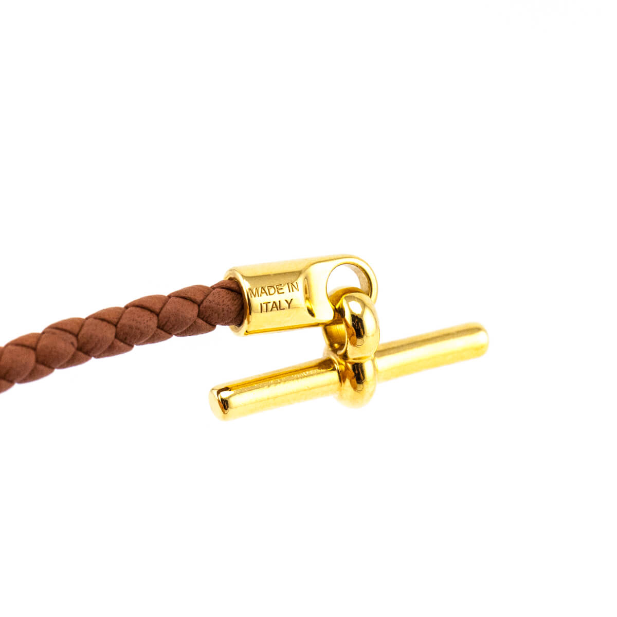 Hermes Gold Leather Glenan Double Tour Bracelet - Love that Bag etc - Preowned Authentic Designer Handbags Preloved Fashions