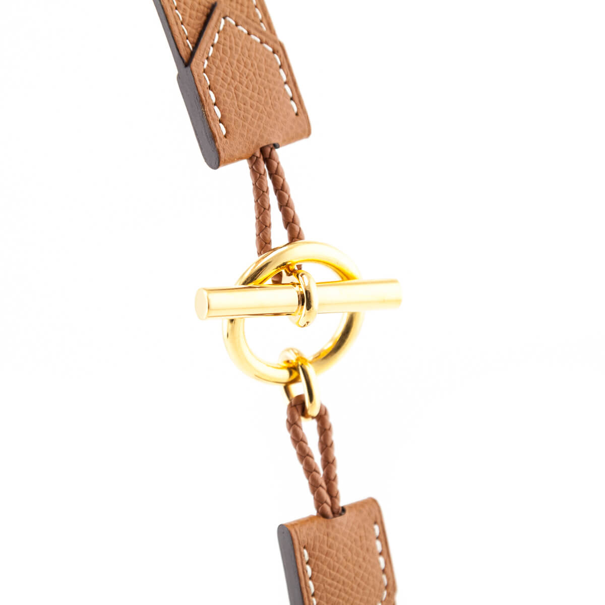 Hermes Gold White Babord 24 Reversible Belt - Love that Bag etc - Preowned Authentic Designer Handbags Preloved Fashions