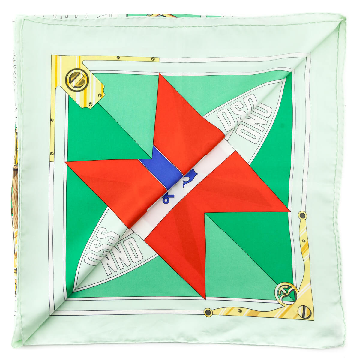 Hermes Green Sextants Silk Scarf 90 - Love that Bag etc - Preowned Authentic Designer Handbags Preloved Fashions