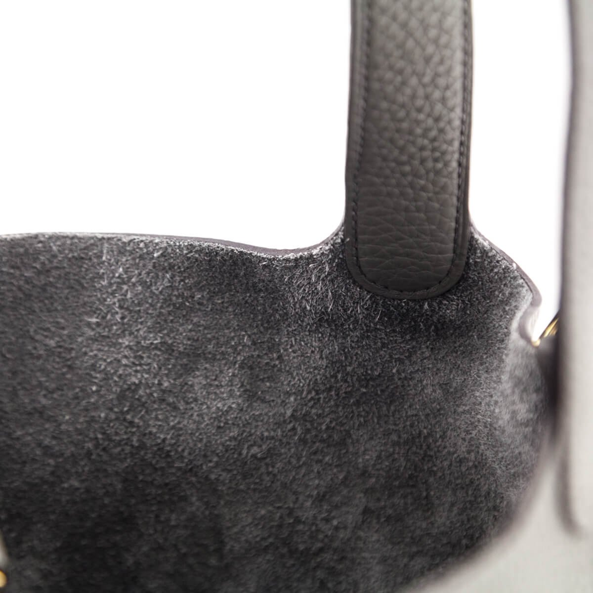 Hermes Gris Meyer Clemence Picotin 18 - Love that Bag etc - Preowned Authentic Designer Handbags Preloved Fashions