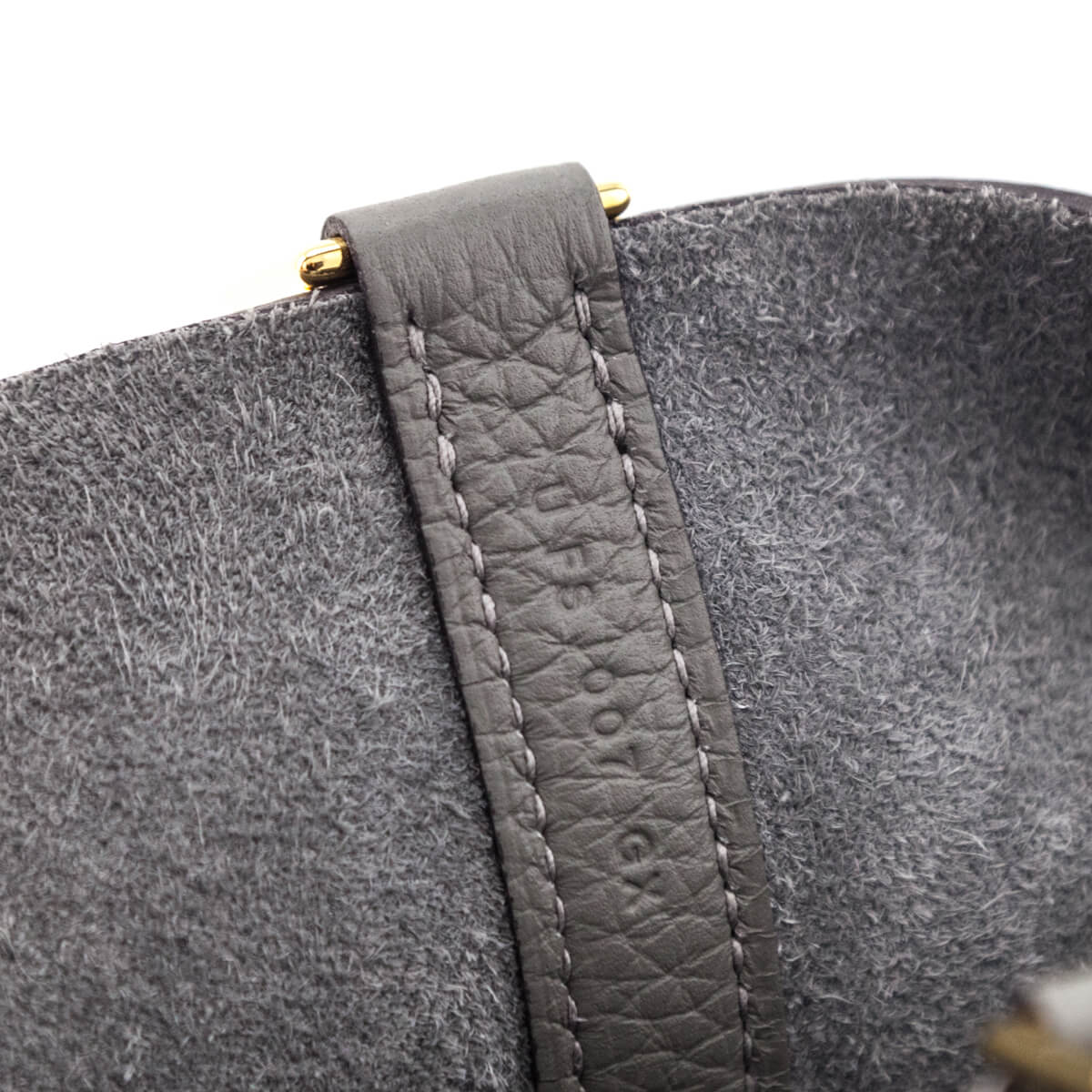 Hermes Gris Meyer Clemence Picotin 18 - Love that Bag etc - Preowned Authentic Designer Handbags Preloved Fashions