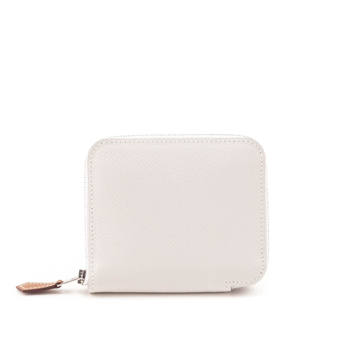 Hermes Gris Pale Rubis Epsom Silk'In Compact Wallet - Love that Bag etc - Preowned Authentic Designer Handbags Preloved Fashions