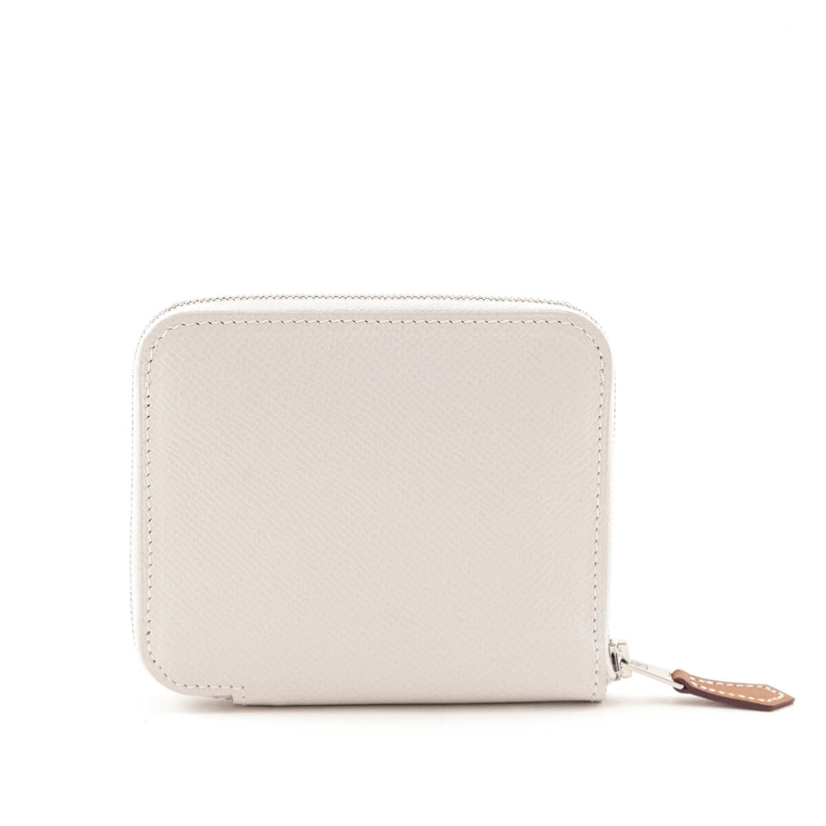Hermes Gris Pale Rubis Epsom Silk'In Compact Wallet - Love that Bag etc - Preowned Authentic Designer Handbags Preloved Fashions