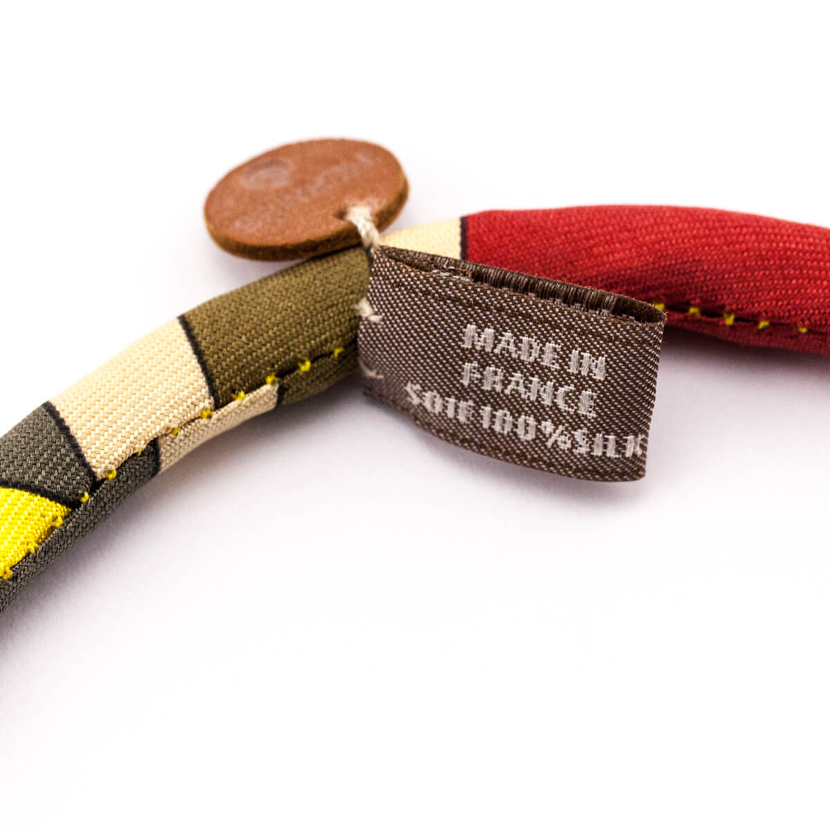 Hermes Multicolor Silk Petit H Choker - Love that Bag etc - Preowned Authentic Designer Handbags Preloved Fashions