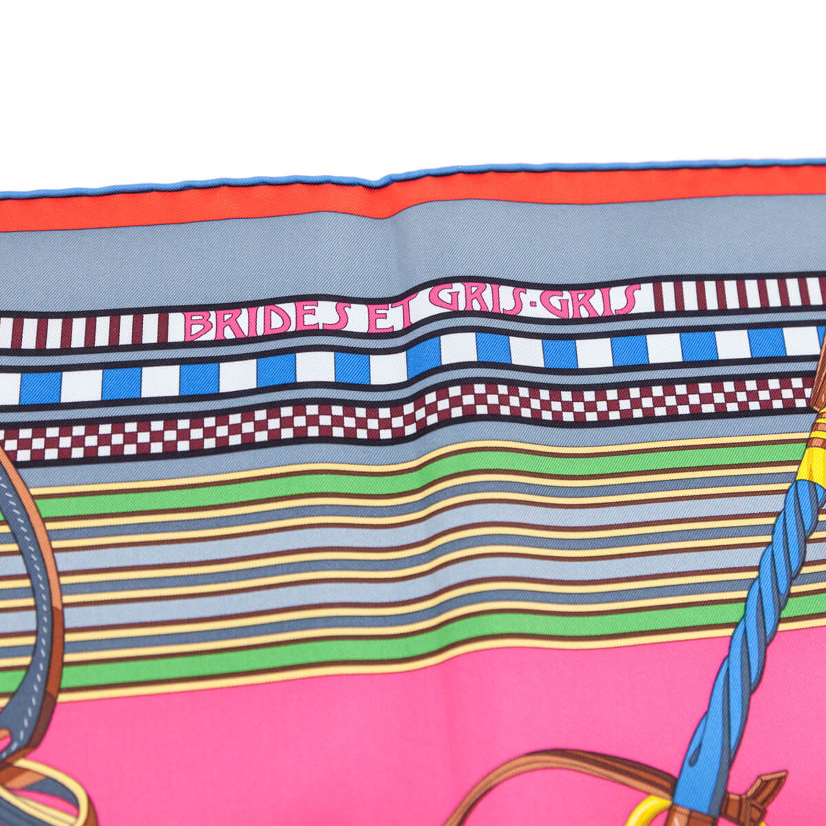 Hermes Multicolour Brides et Gris Silk Scarf 90 - Love that Bag etc - Preowned Authentic Designer Handbags Preloved Fashions