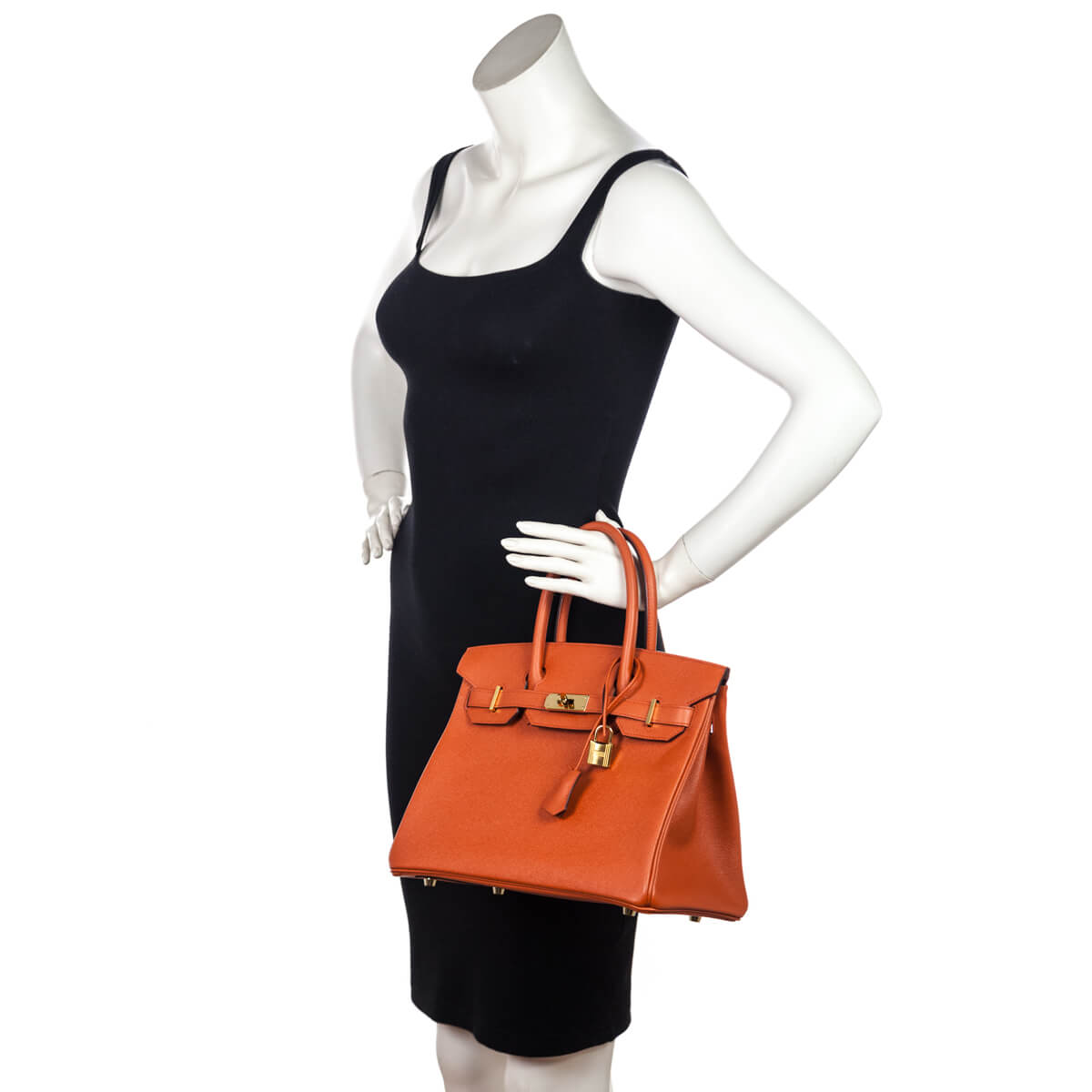 Hermes Orange Terre Battue Epsom Birkin 30 - Love that Bag etc - Preowned Authentic Designer Handbags Preloved Fashions