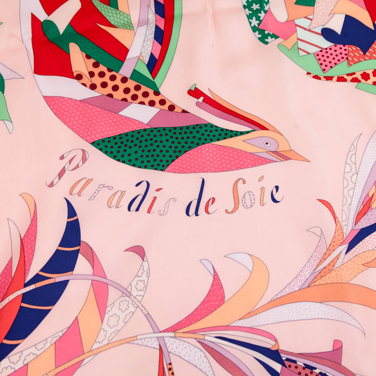 Hermes Pink Paradis De Soie Summer Weight Silk Scarf 140 - Love that Bag etc - Preowned Authentic Designer Handbags Preloved Fashions