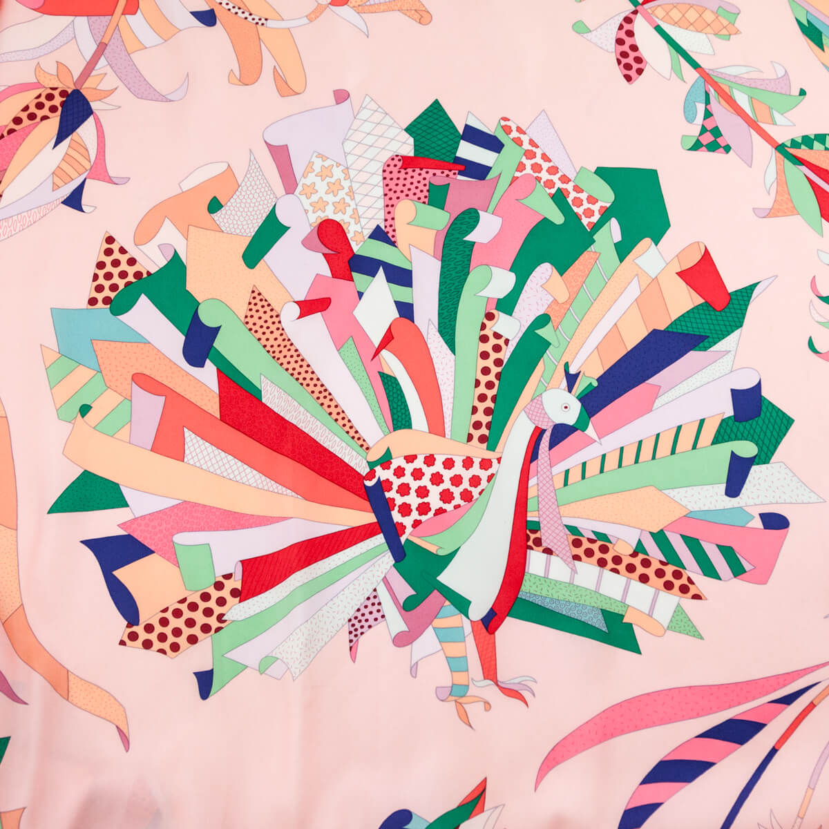 Hermes Pink Paradis De Soie Summer Weight Silk Scarf 140 - Love that Bag etc - Preowned Authentic Designer Handbags Preloved Fashions