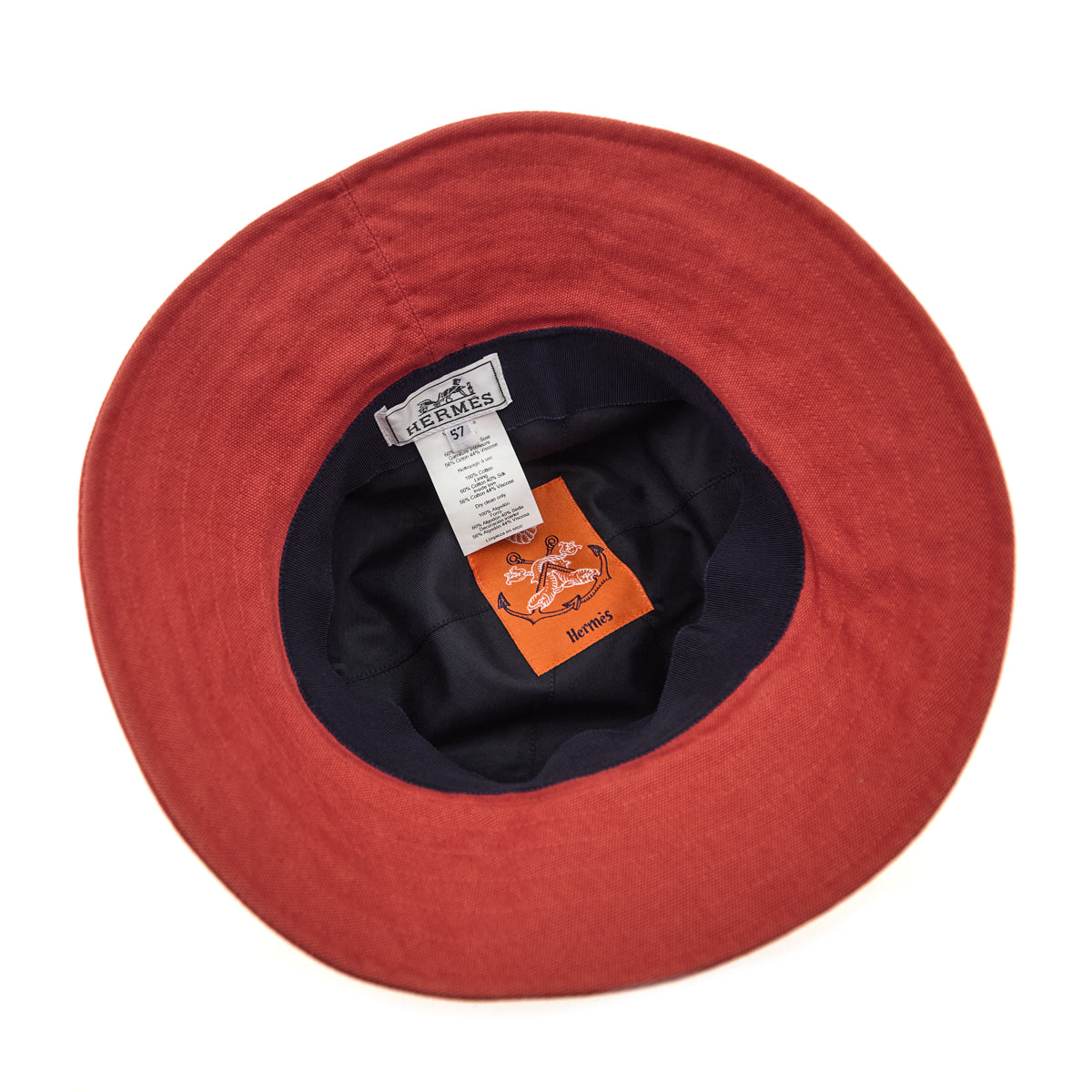 Hermes Red Cotton Canvas Bucket Hat - Love that Bag etc - Preowned Authentic Designer Handbags Preloved Fashions
