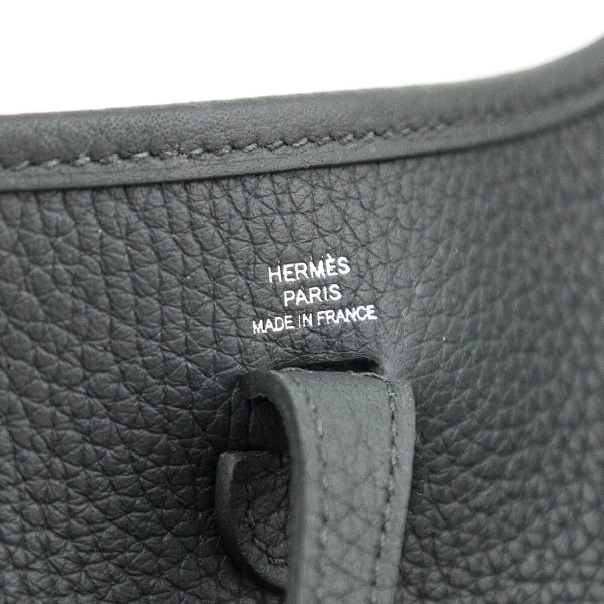Hermes Vert Mangrove Taurillon Clemence Evelyne TPM - Love that Bag etc - Preowned Authentic Designer Handbags Preloved Fashions