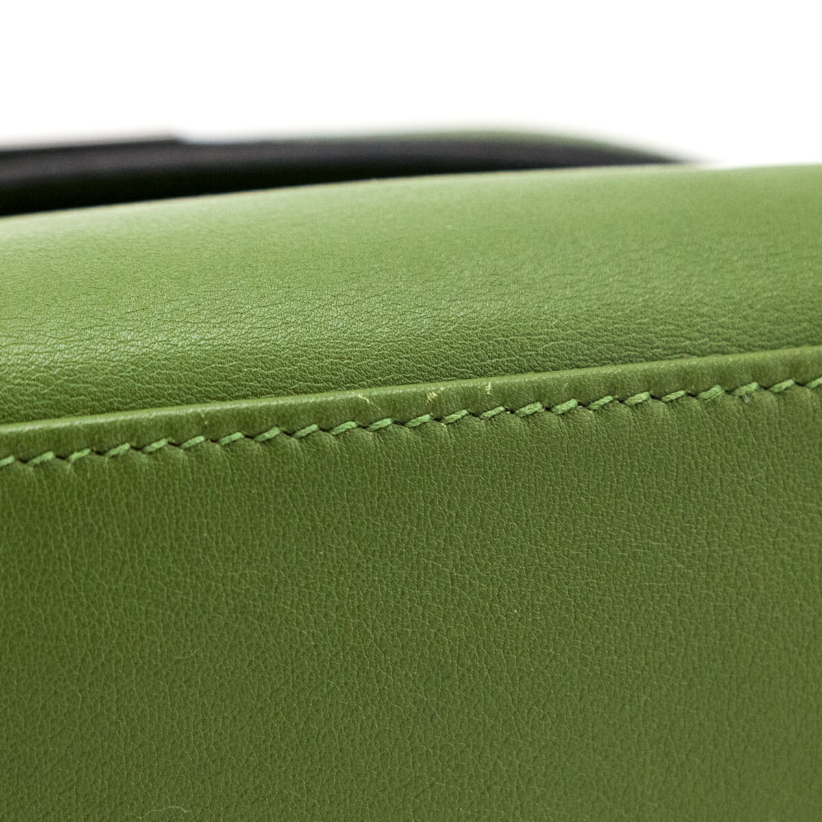 Hermes Vert Pelouse Swift Kelly Pochette - Love that Bag etc - Preowned Authentic Designer Handbags Preloved Fashions