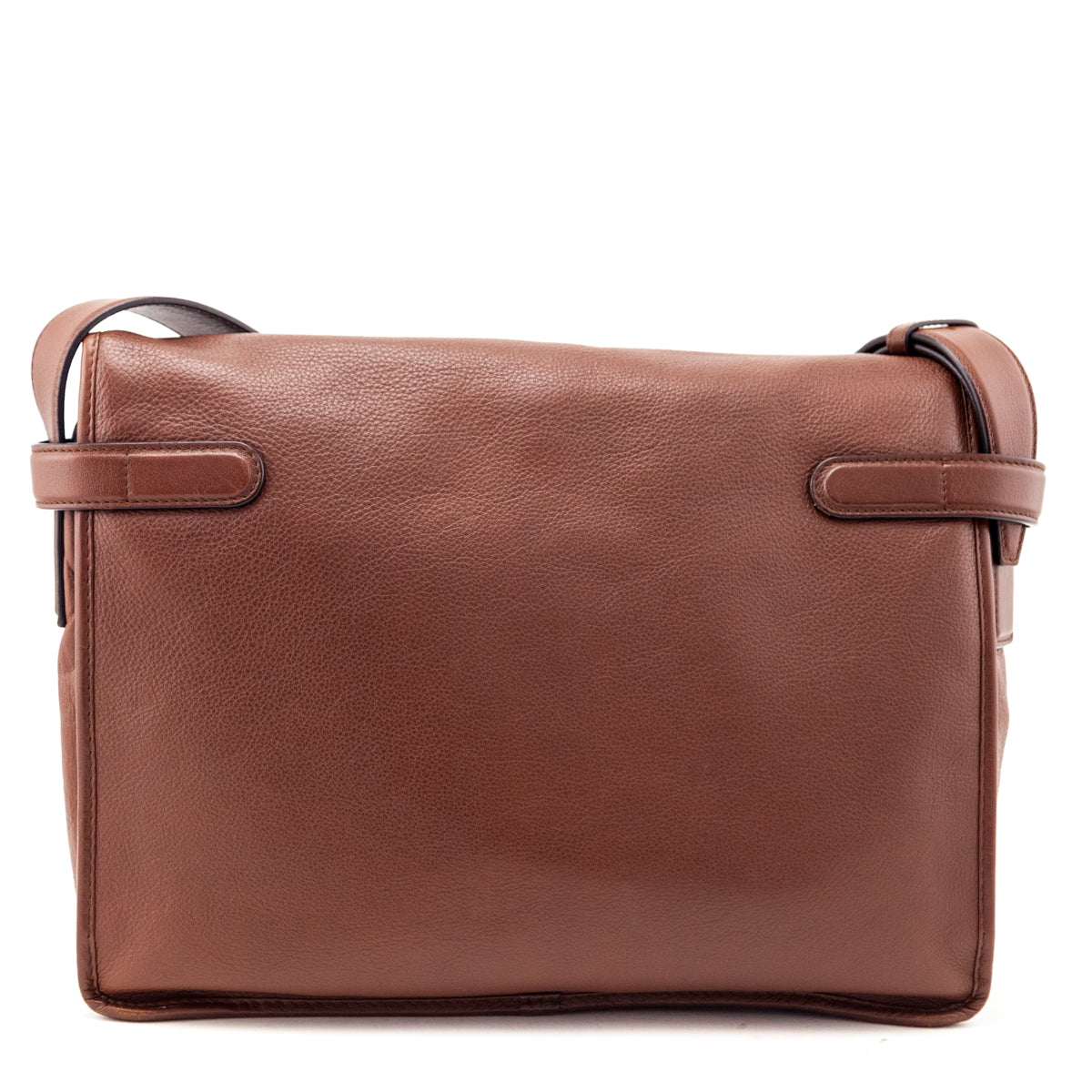 Loewe Brown Heritage Messenger - Love that Bag etc - Preowned Authentic Designer Handbags Preloved Fashions