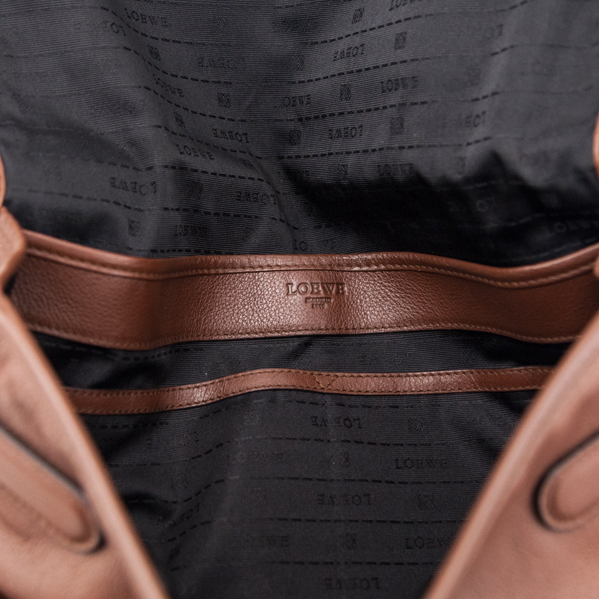 Loewe Brown Heritage Messenger - Love that Bag etc - Preowned Authentic Designer Handbags Preloved Fashions