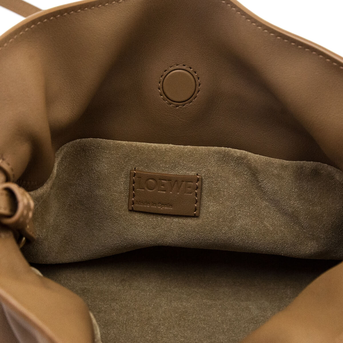 Loewe Brown Nappa Mini Flamenco Knot Bag - Love that Bag etc - Preowned Authentic Designer Handbags Preloved Fashions