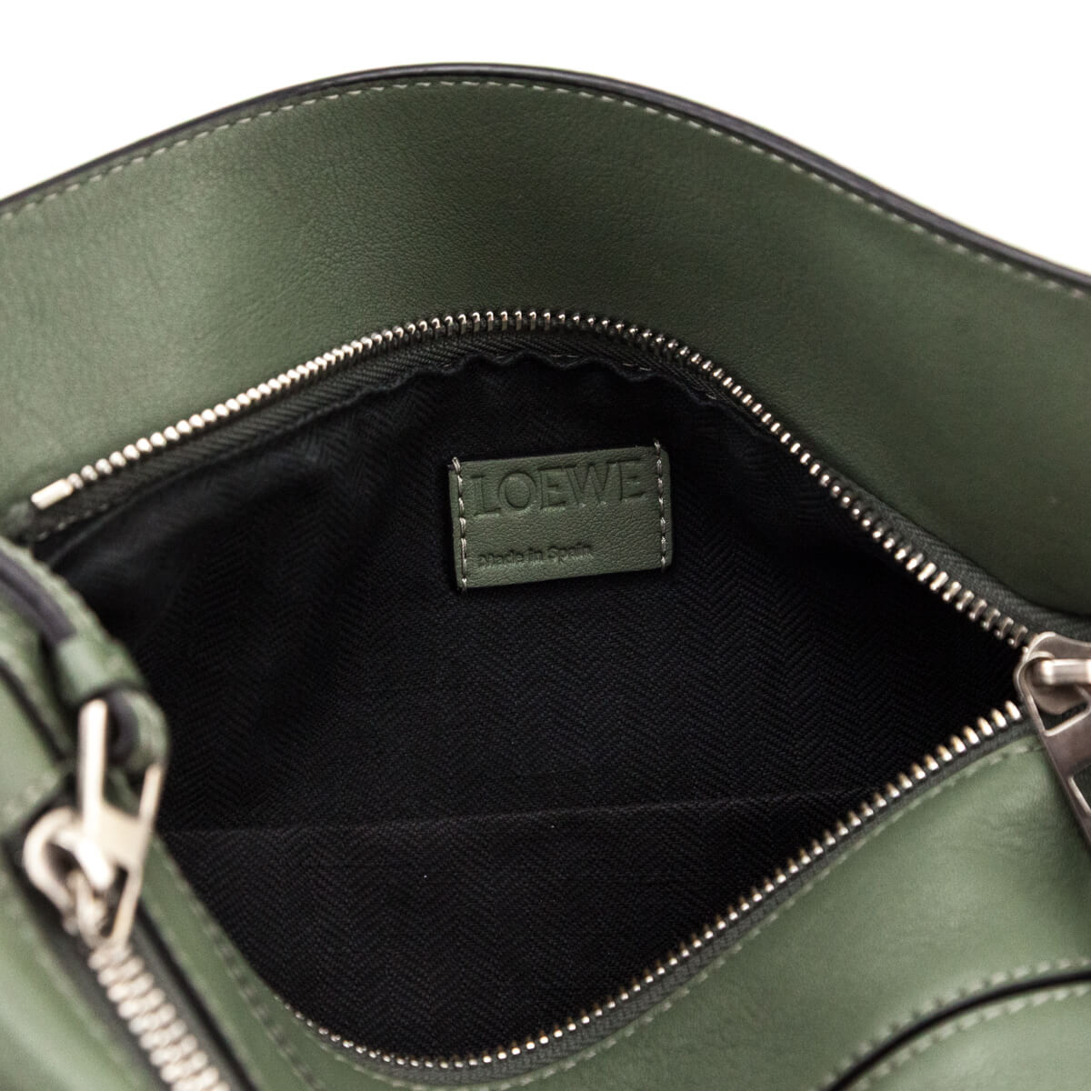 Loewe Green Small Puzzle Belt Bag - Love that Bag etc - Preowned Authentic Designer Handbags Preloved Fashions