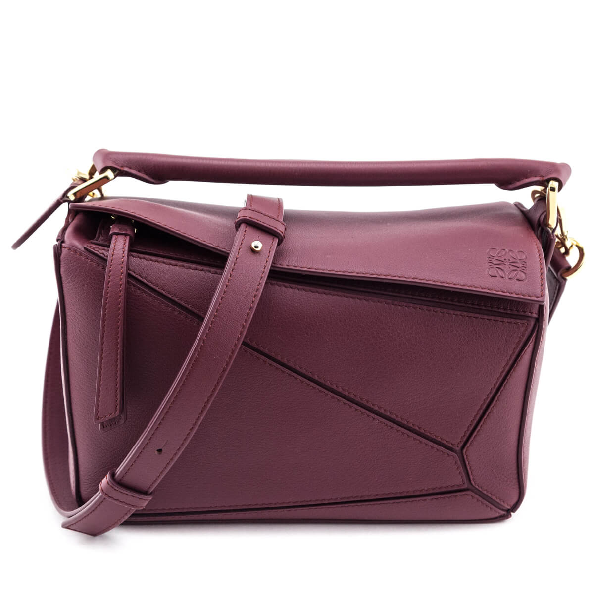 Loewe Wild Berry Small Puzzle Bag - Love that Bag etc - Preowned Authentic Designer Handbags Preloved Fashions