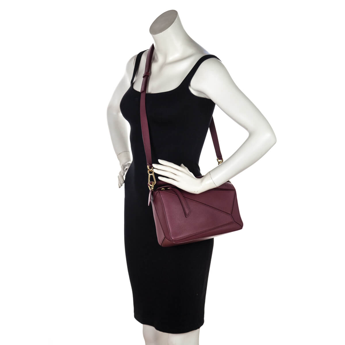Loewe Wild Berry Small Puzzle Bag - Love that Bag etc - Preowned Authentic Designer Handbags Preloved Fashions