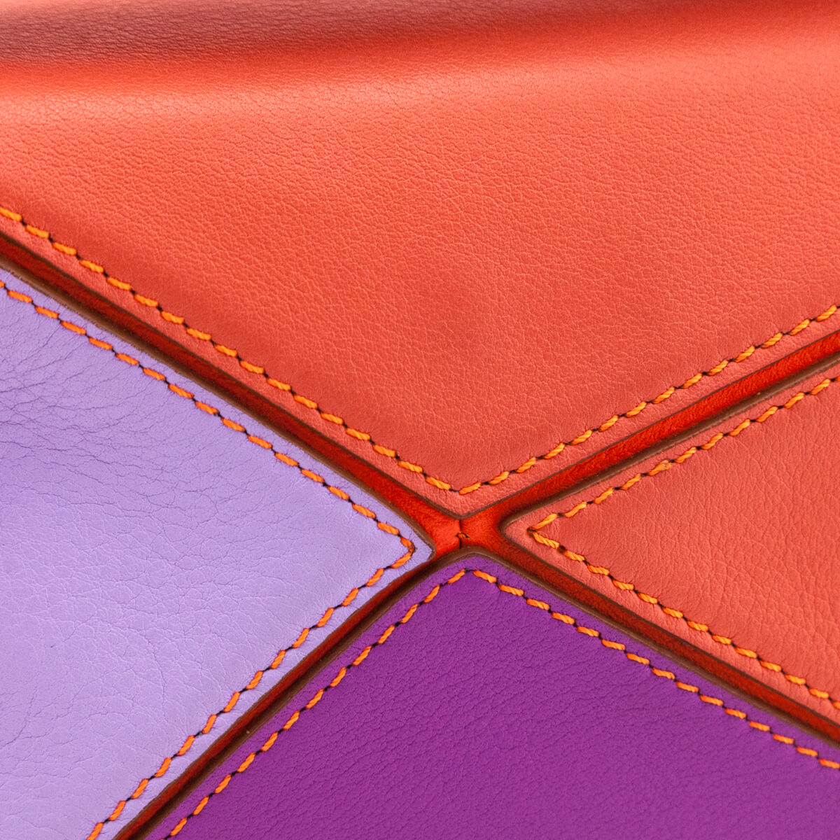 Loewe x Paula's Ibiza Orange Multicolor Mini Puzzle Edge Bag - Love that Bag etc - Preowned Authentic Designer Handbags Preloved Fashions