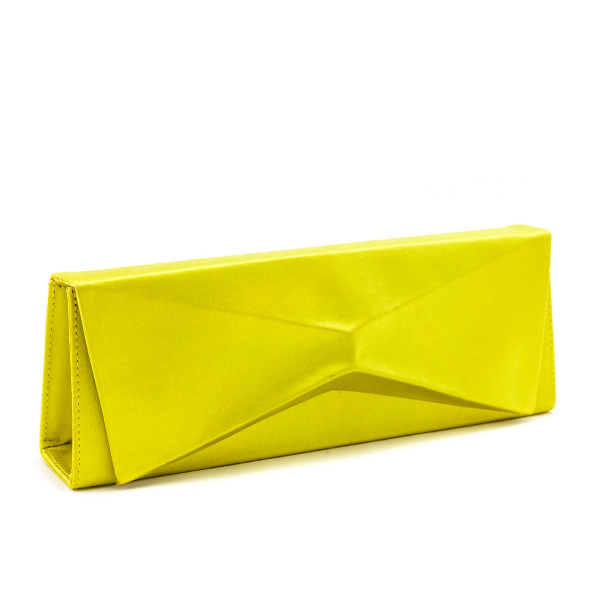 Louboutin Souffre Satin Triangolo Clutch - Love that Bag etc - Preowned Authentic Designer Handbags Preloved Fashions