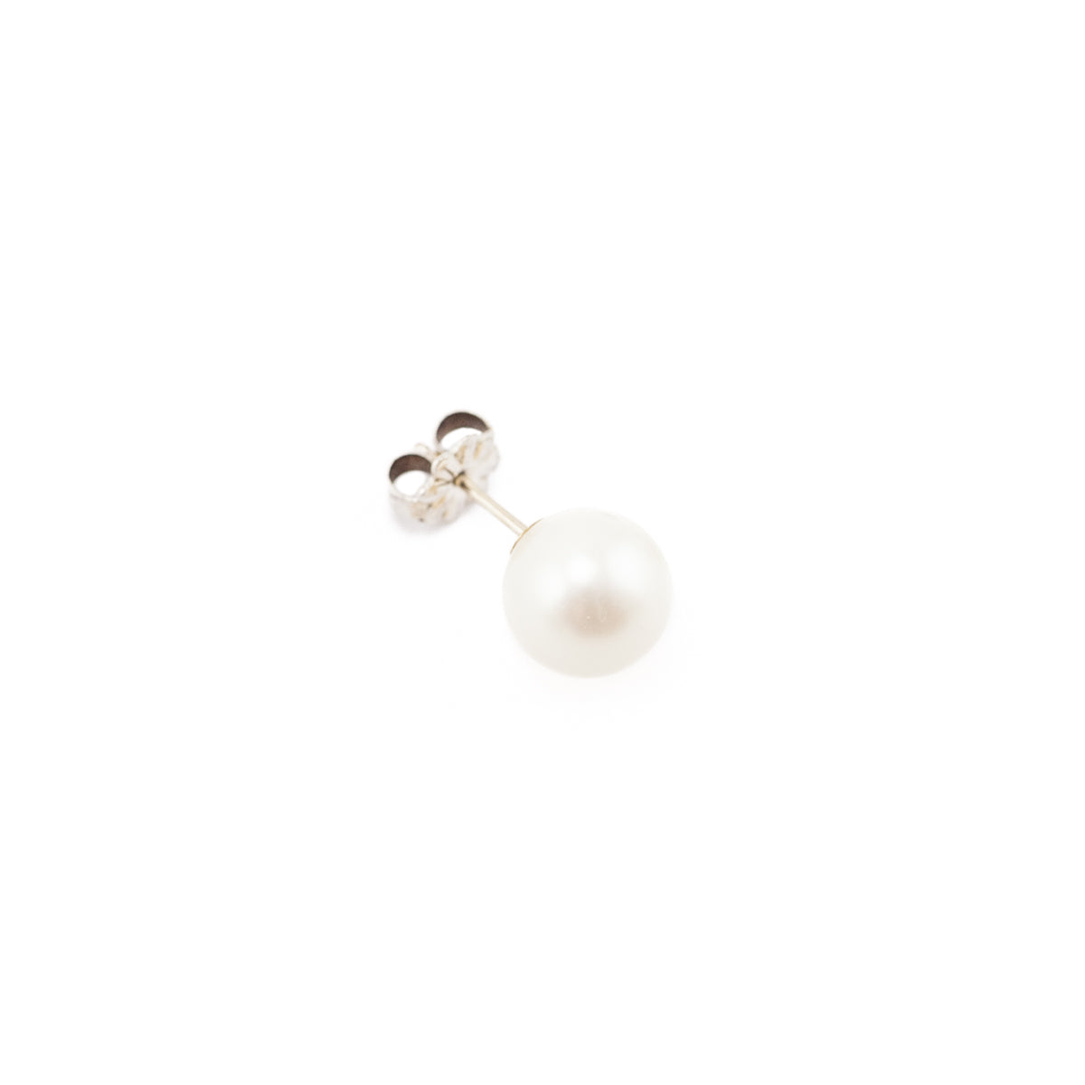 Tiffany Co. Signature Pearl Silver Stud Earrings - Love that Bag etc - Preowned Authentic Designer Handbags Preloved Fashions