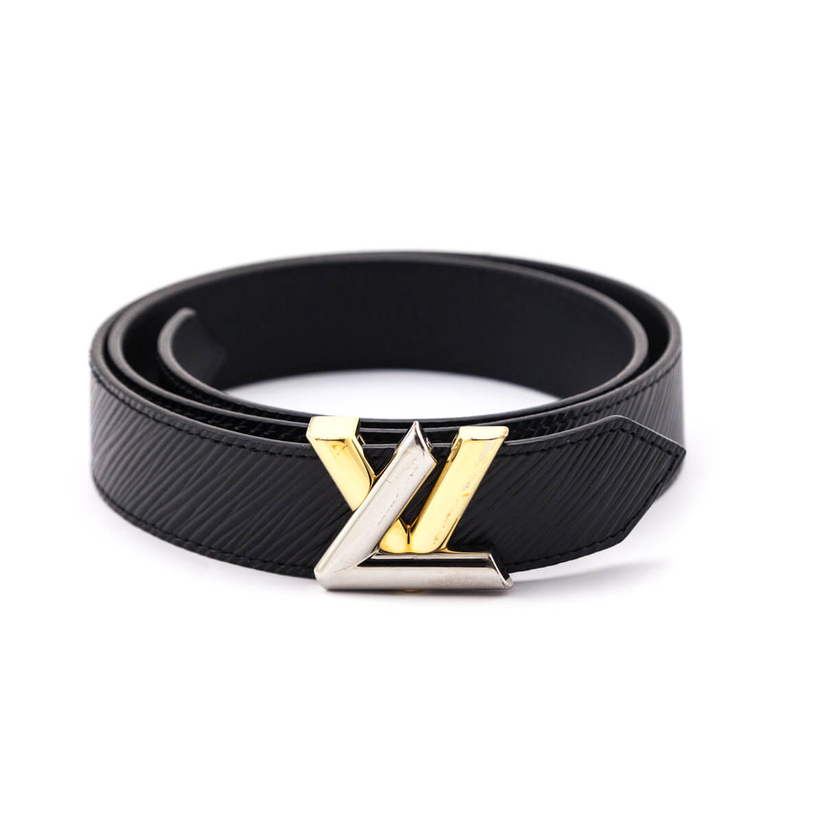 Louis Vuitton Black Epi Twist Belt Size S - Love that Bag etc - Preowned Authentic Designer Handbags Preloved Fashions