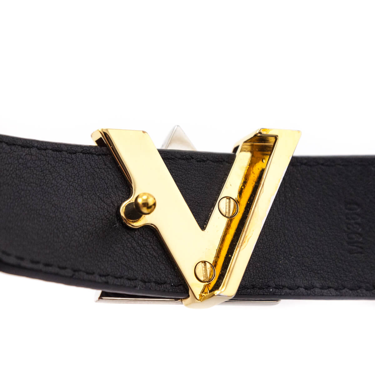 Louis Vuitton Black Epi Twist Belt Size S - Love that Bag etc - Preowned Authentic Designer Handbags Preloved Fashions