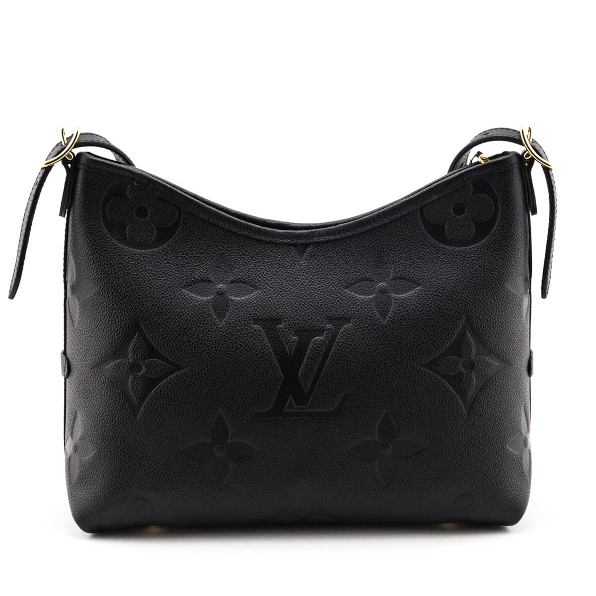 Louis Vuitton Black Monogram Empreinte CarryAll PM - Love that Bag etc - Preowned Authentic Designer Handbags Preloved Fashions