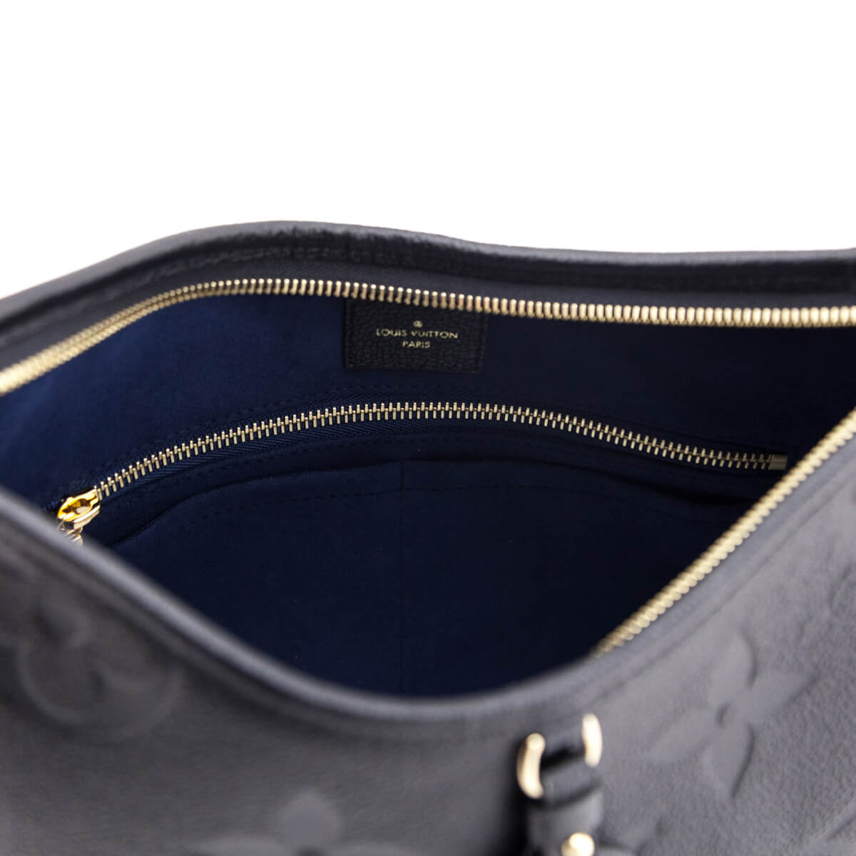 Louis Vuitton Black Monogram Empreinte CarryAll PM - Love that Bag etc - Preowned Authentic Designer Handbags Preloved Fashions