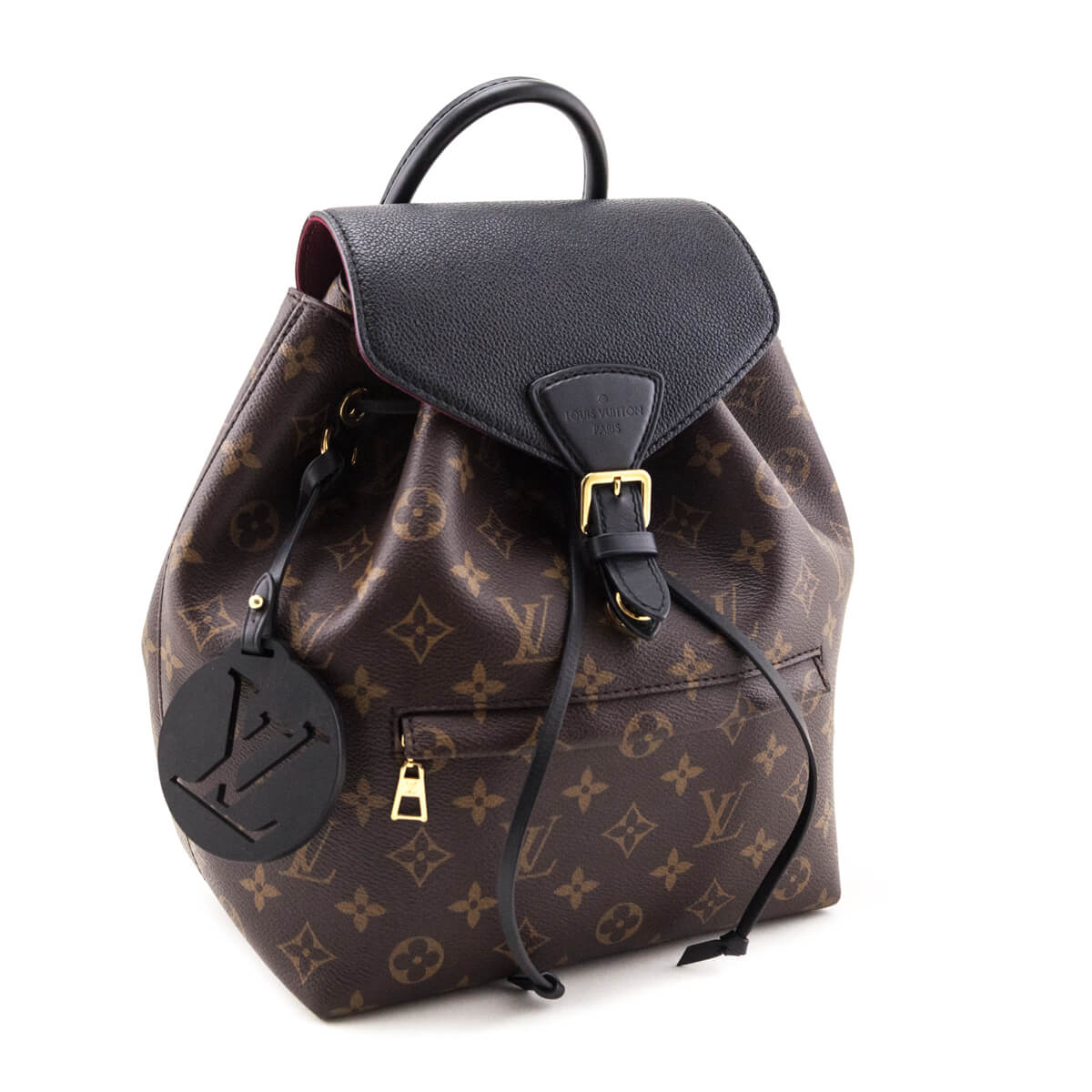 Louis Vuitton Black Monogram Montsouris PM - Love that Bag etc - Preowned Authentic Designer Handbags Preloved Fashions