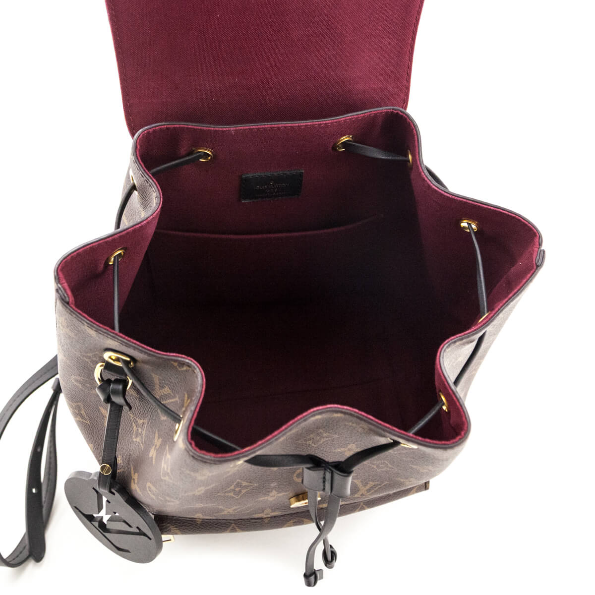 Louis Vuitton Black Monogram Montsouris PM - Love that Bag etc - Preowned Authentic Designer Handbags Preloved Fashions