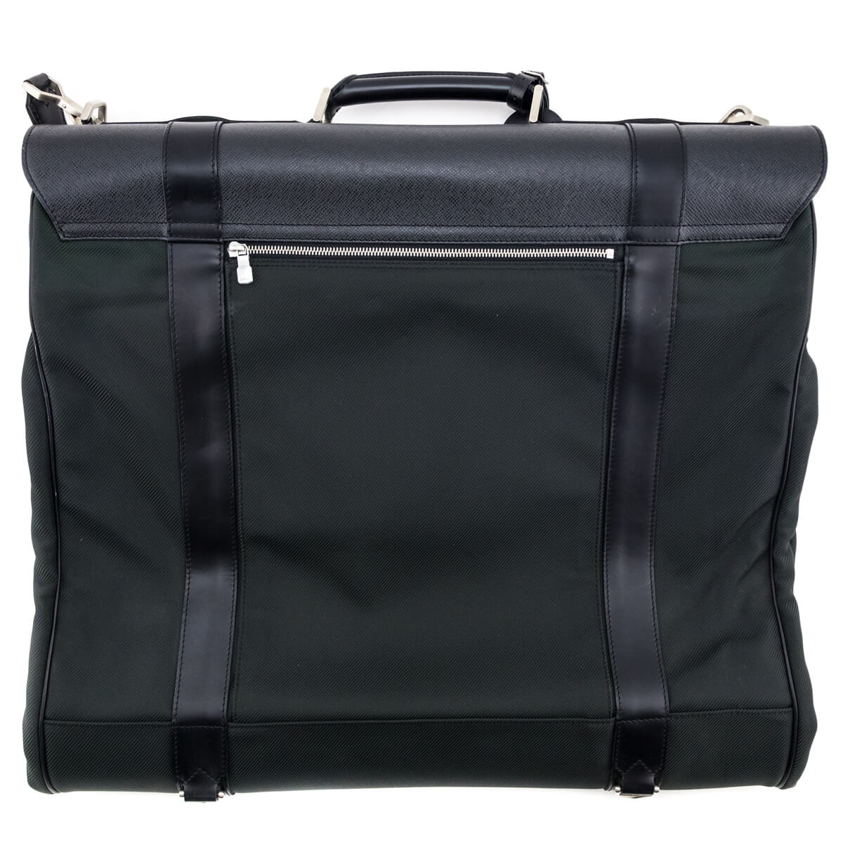 Louis Vuitton Black Taiga Gibeciere Garment Bag - Love that Bag etc - Preowned Authentic Designer Handbags Preloved Fashions