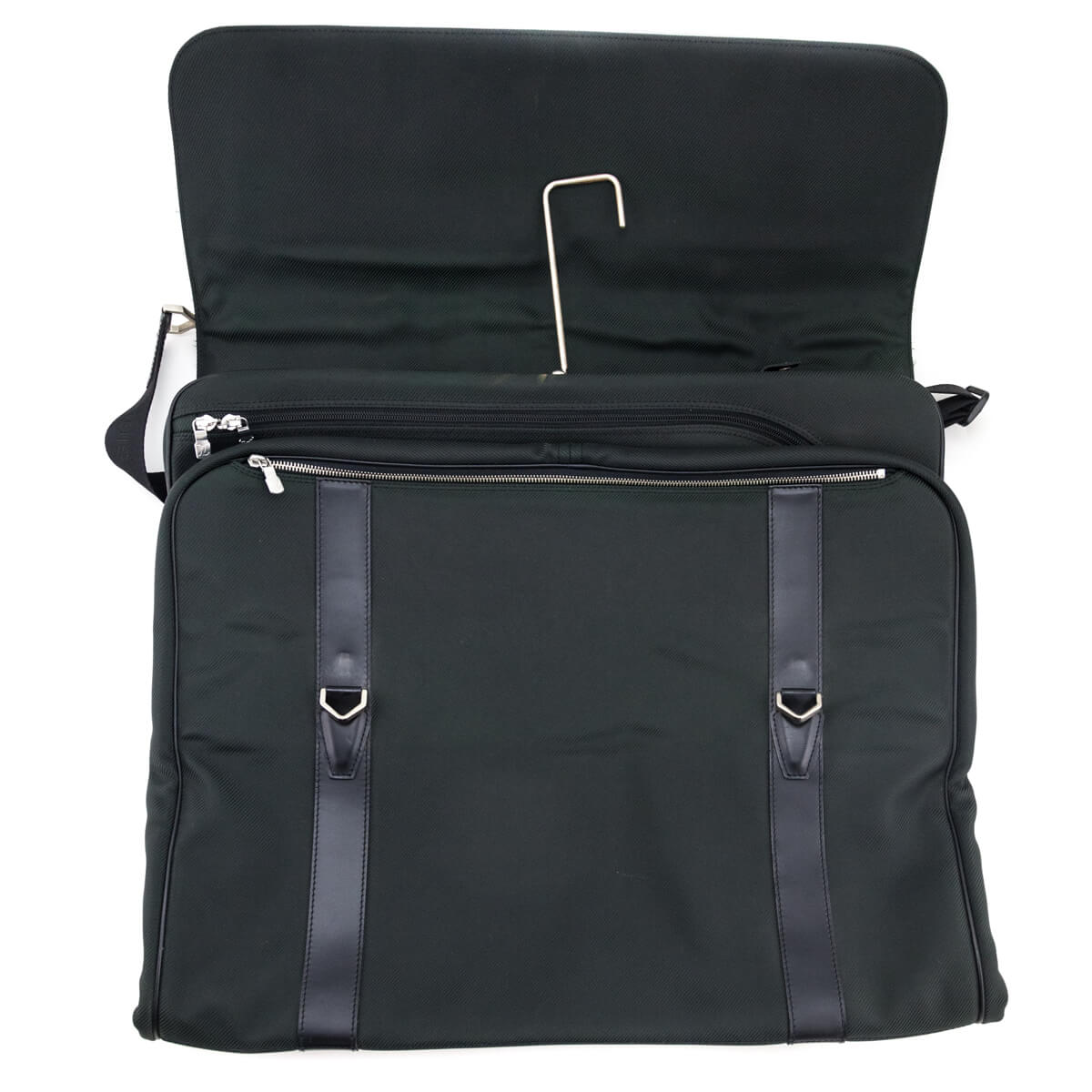 Louis Vuitton Black Taiga Gibeciere Garment Bag - Love that Bag etc - Preowned Authentic Designer Handbags Preloved Fashions