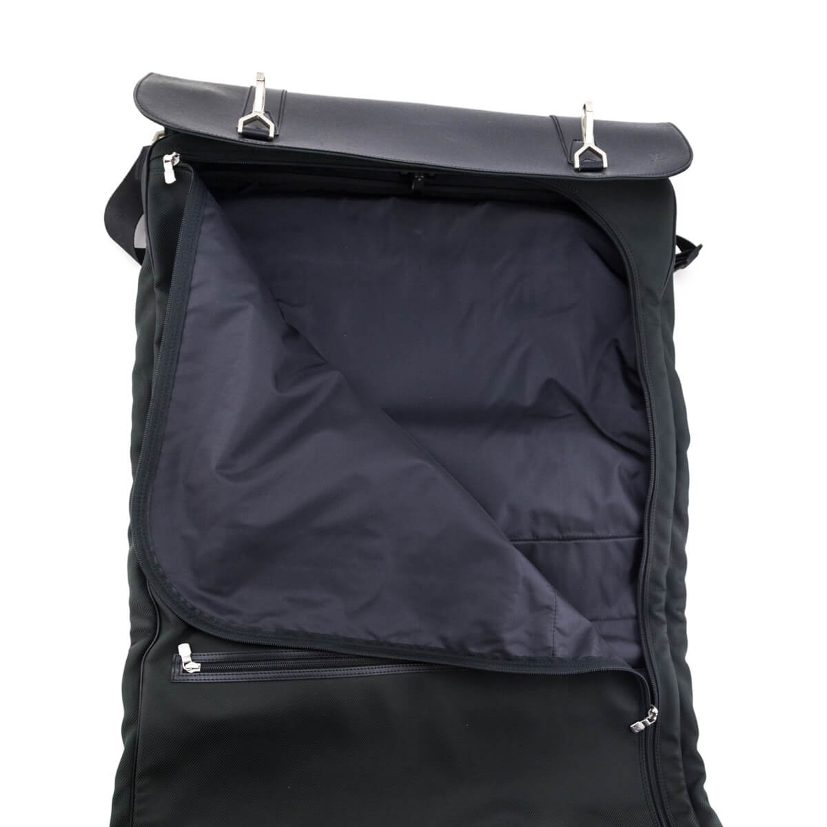 Louis Vuitton Black Taiga Gibeciere Garment Bag - Love that Bag etc - Preowned Authentic Designer Handbags Preloved Fashions