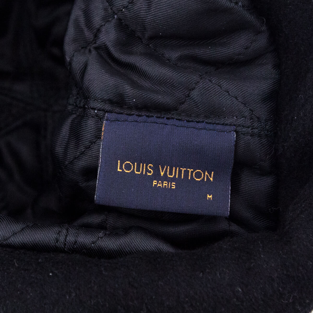 Louis Vuitton Black Wool Monogram Chapka Carry On Hat - Love that Bag etc - Preowned Authentic Designer Handbags Preloved Fashions