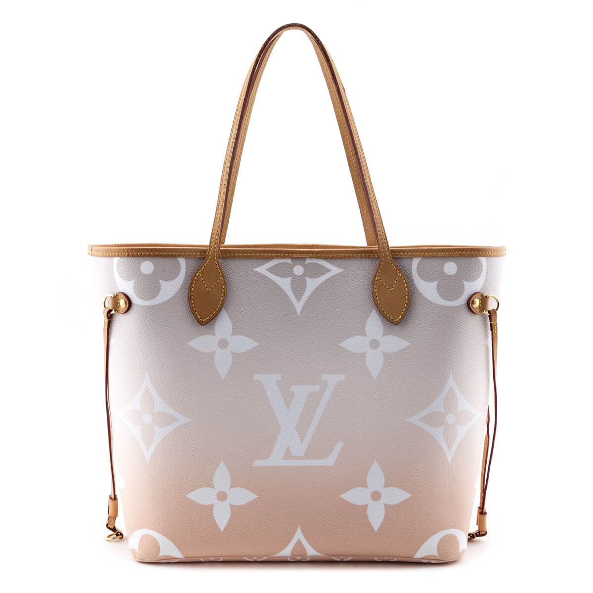 Louis Vuitton Brume Giant Monogram By The Pool Neverfull MM W/ Pouch - Love that Bag etc - Preowned Authentic Designer Handbags Preloved Fashions