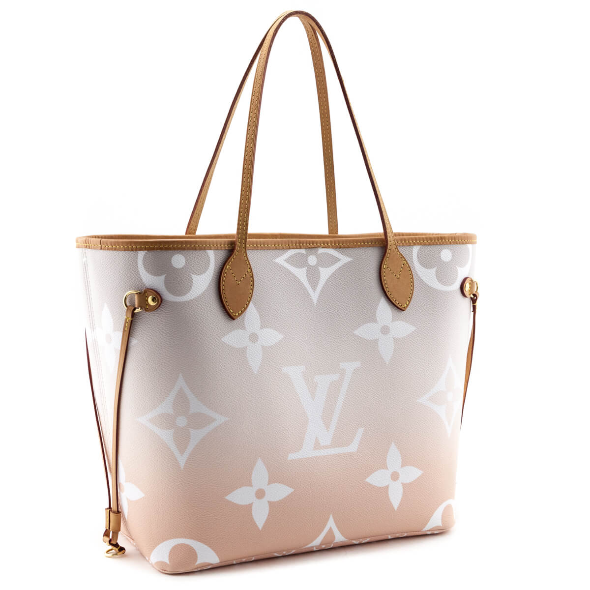 Louis Vuitton Brume Giant Monogram By The Pool Neverfull MM W/ Pouch - Love that Bag etc - Preowned Authentic Designer Handbags Preloved Fashions