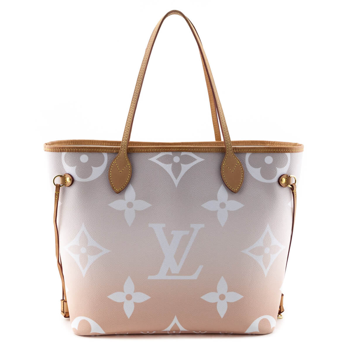 Louis Vuitton Brume Giant Monogram By The Pool Neverfull MM W/ Pouch - Love that Bag etc - Preowned Authentic Designer Handbags Preloved Fashions