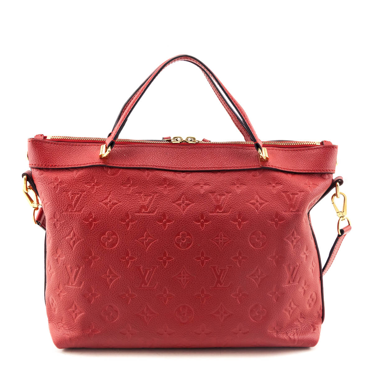Louis Vuitton Cerise Empreinte Bastille PM - Love that Bag etc - Preowned Authentic Designer Handbags Preloved Fashions