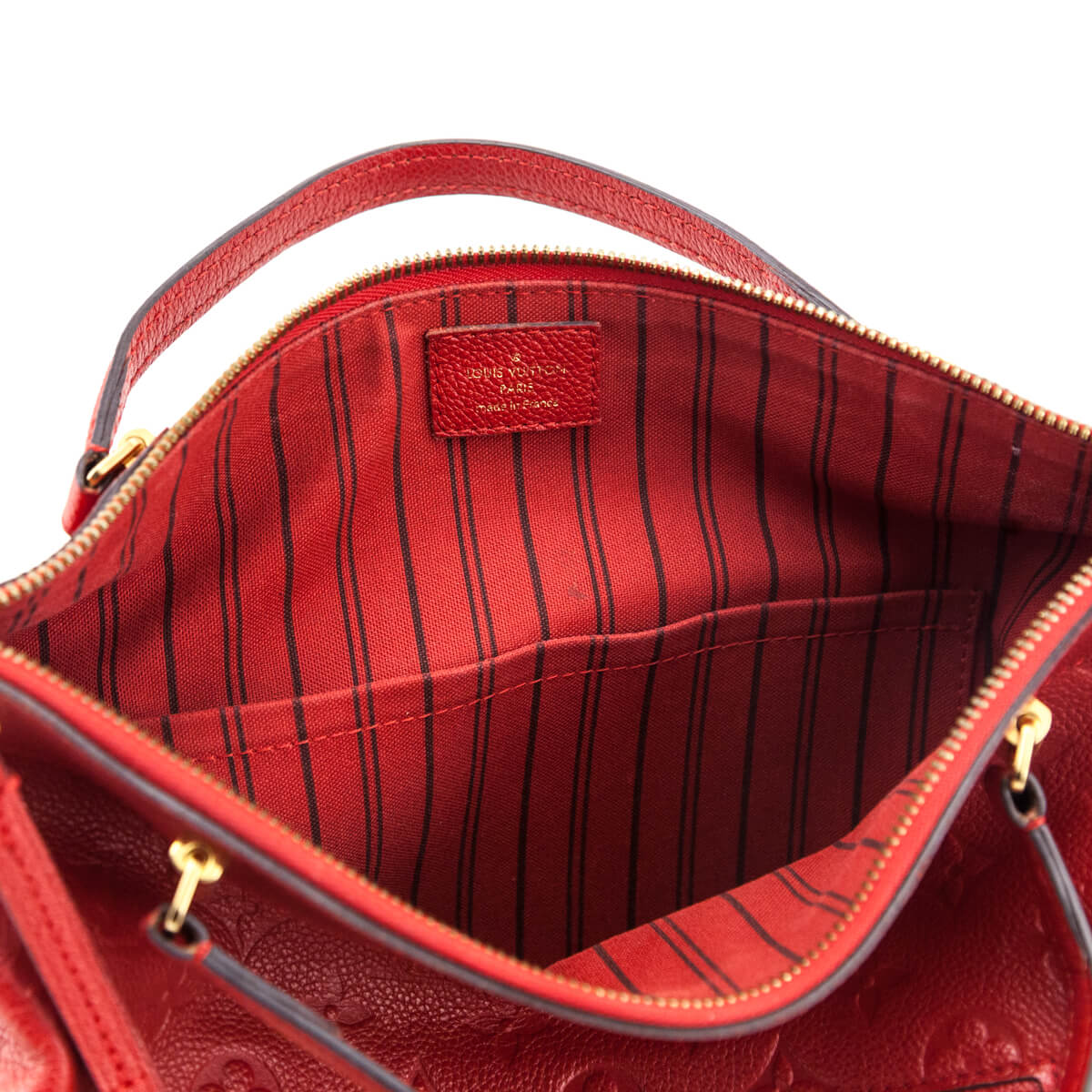 Louis Vuitton Cerise Empreinte Bastille PM - Love that Bag etc - Preowned Authentic Designer Handbags Preloved Fashions