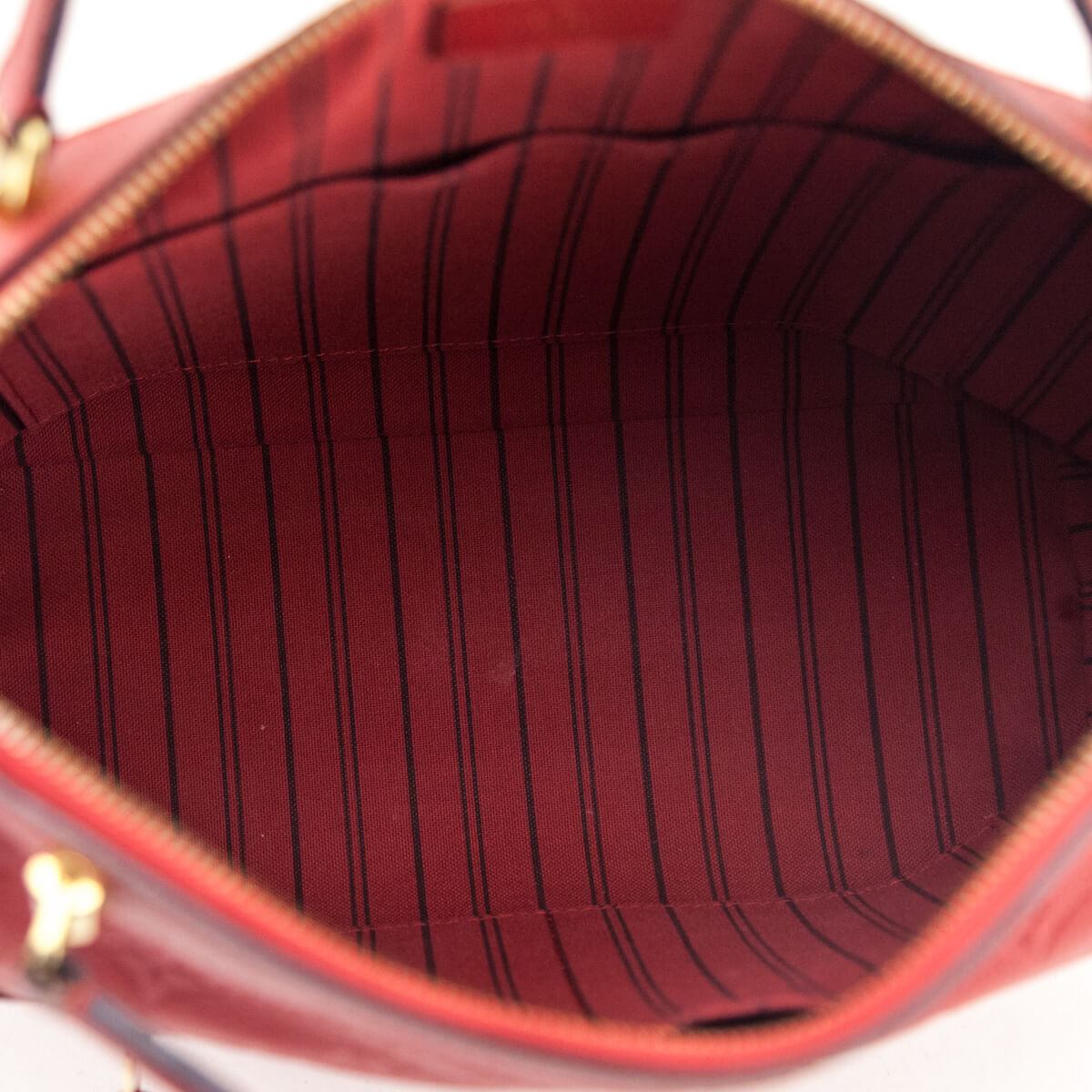 Louis Vuitton Cerise Empreinte Bastille PM - Love that Bag etc - Preowned Authentic Designer Handbags Preloved Fashions