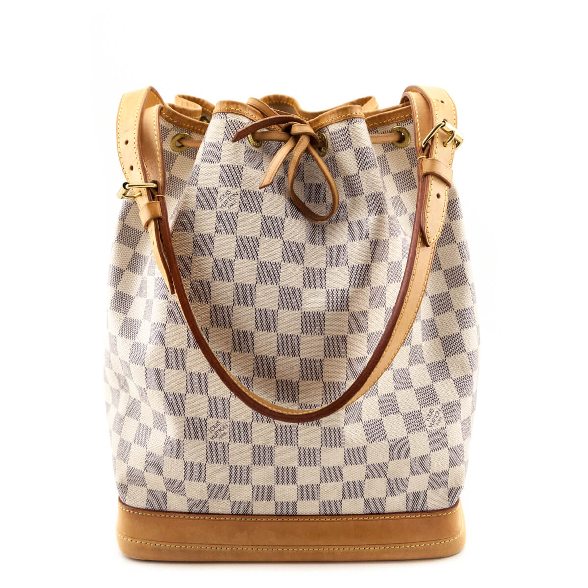 Louis Vuitton Damier Azur Noe GM Bucket Bag - Love that Bag etc - Preowned Authentic Designer Handbags Preloved Fashions