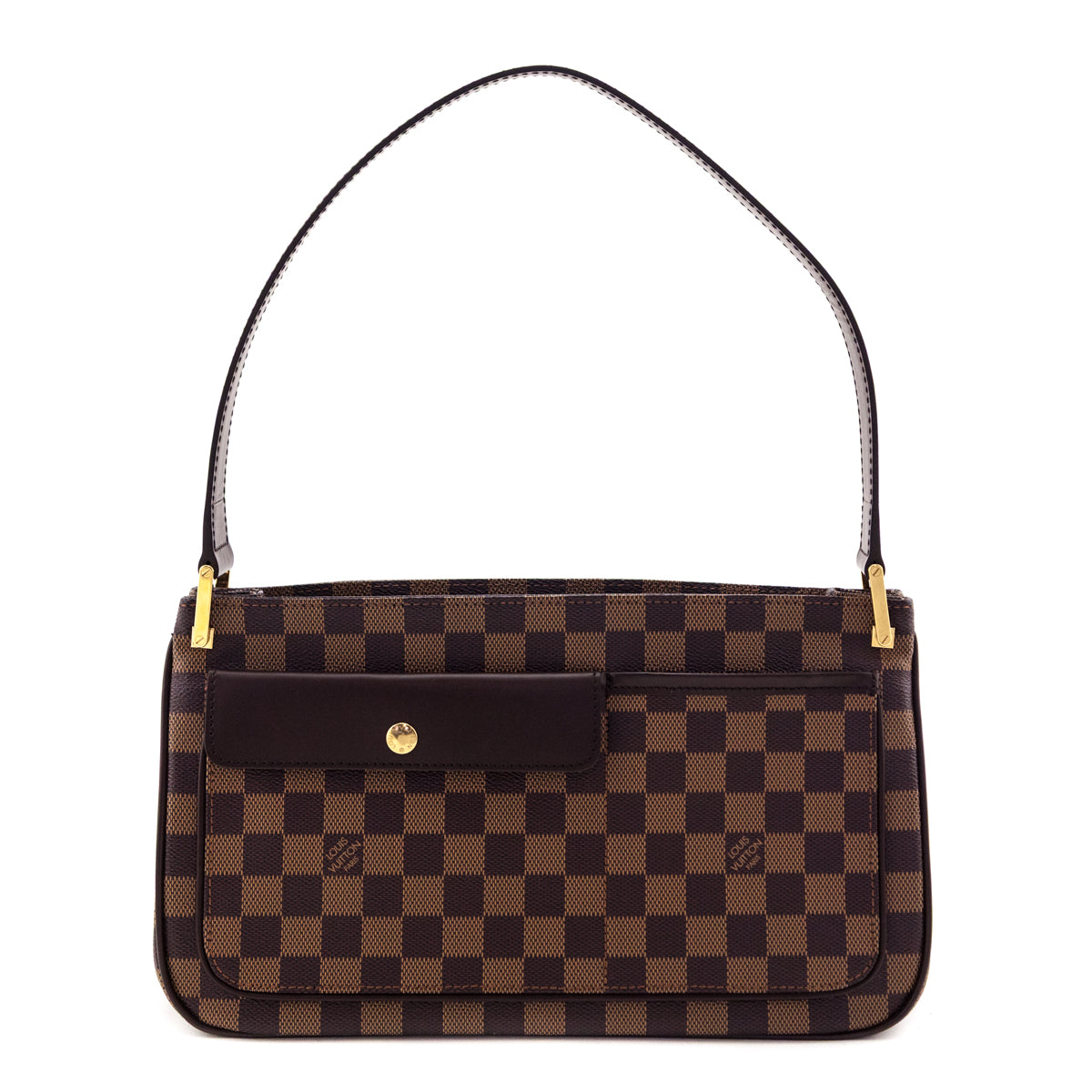 Louis Vuitton Damier Ebene Aubagne Shoulder Bag - Love that Bag etc - Preowned Authentic Designer Handbags Preloved Fashions