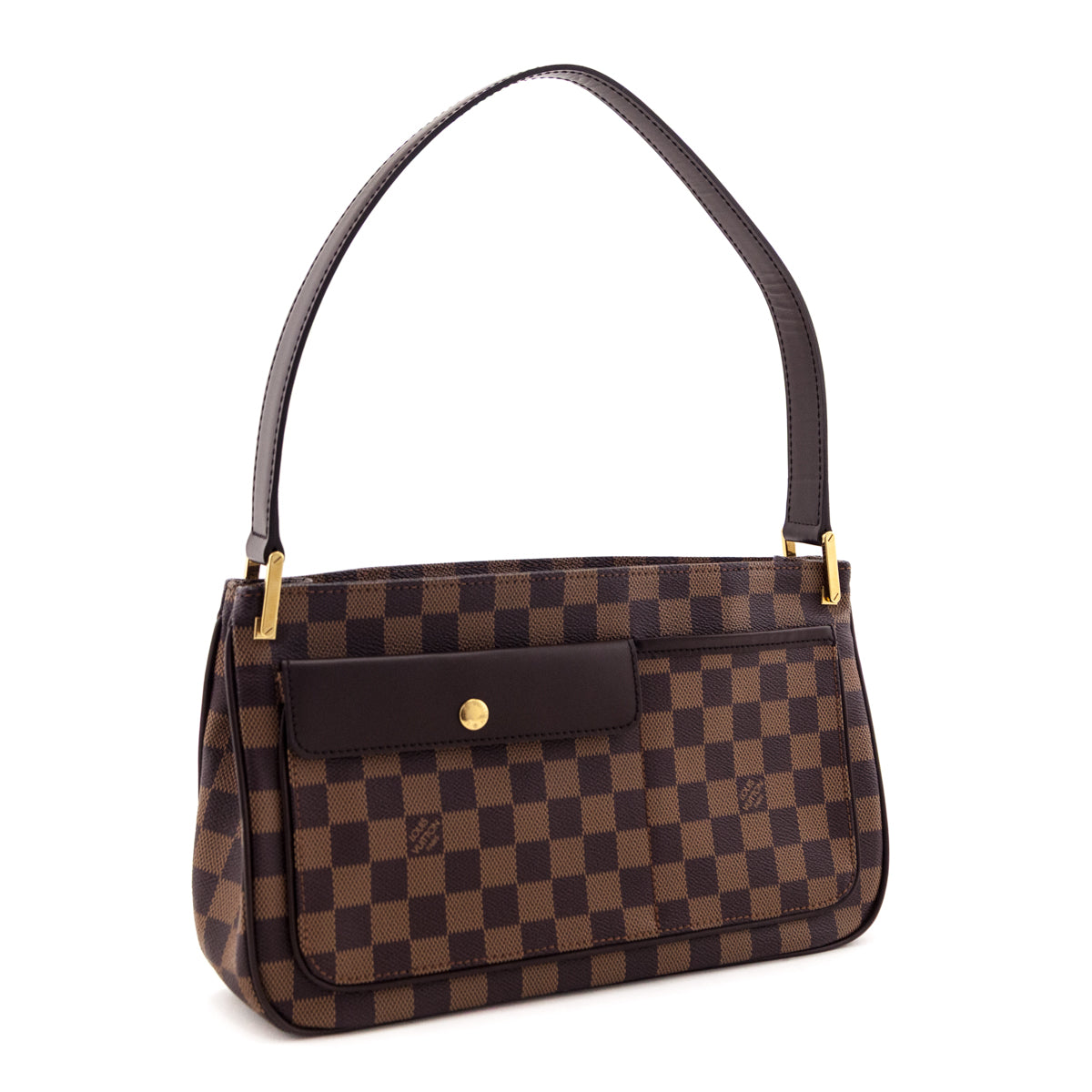 Louis Vuitton Damier Ebene Aubagne Shoulder Bag - Love that Bag etc - Preowned Authentic Designer Handbags Preloved Fashions