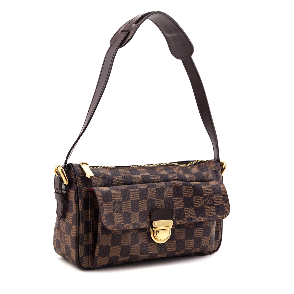 Louis Vuitton Damier Ebene Ravello GM Shoulder Bag - Love that Bag etc - Preowned Authentic Designer Handbags Preloved Fashions