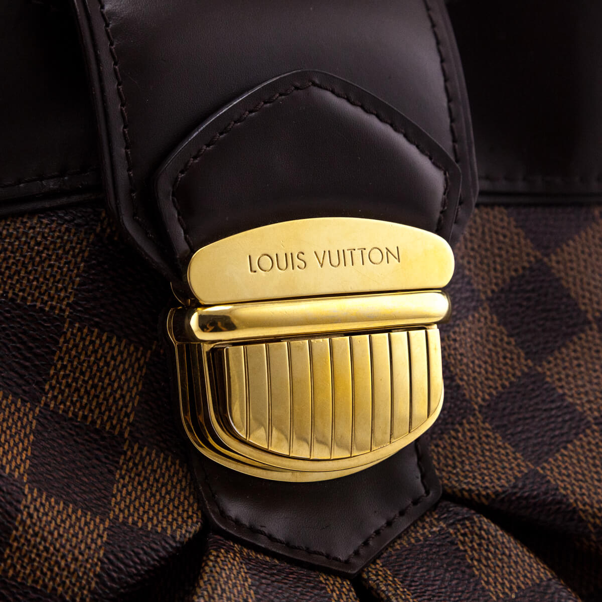 Louis Vuitton Damier Ebene Sistina GM Bag - Love that Bag etc - Preowned Authentic Designer Handbags Preloved Fashions