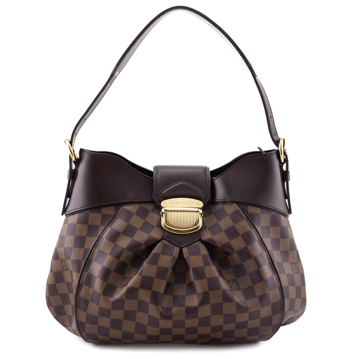 Louis Vuitton Damier Ebene Sistine GM Shoulder Bag - Love that Bag etc - Preowned Authentic Designer Handbags Preloved Fashions