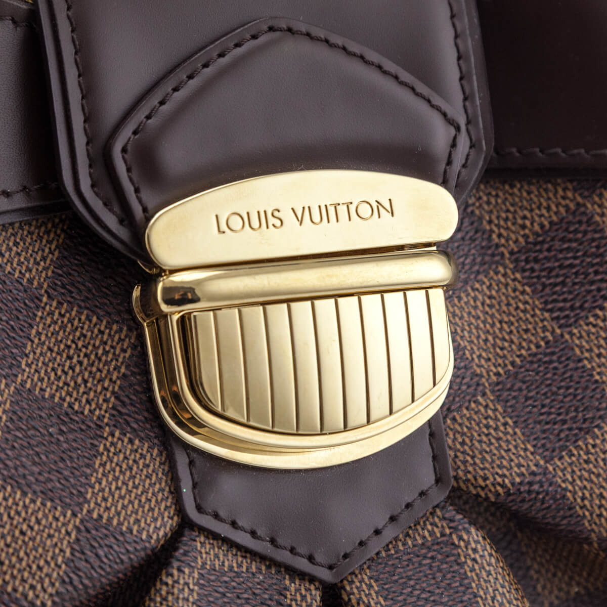 Louis Vuitton Damier Ebene Sistine GM Shoulder Bag - Love that Bag etc - Preowned Authentic Designer Handbags Preloved Fashions