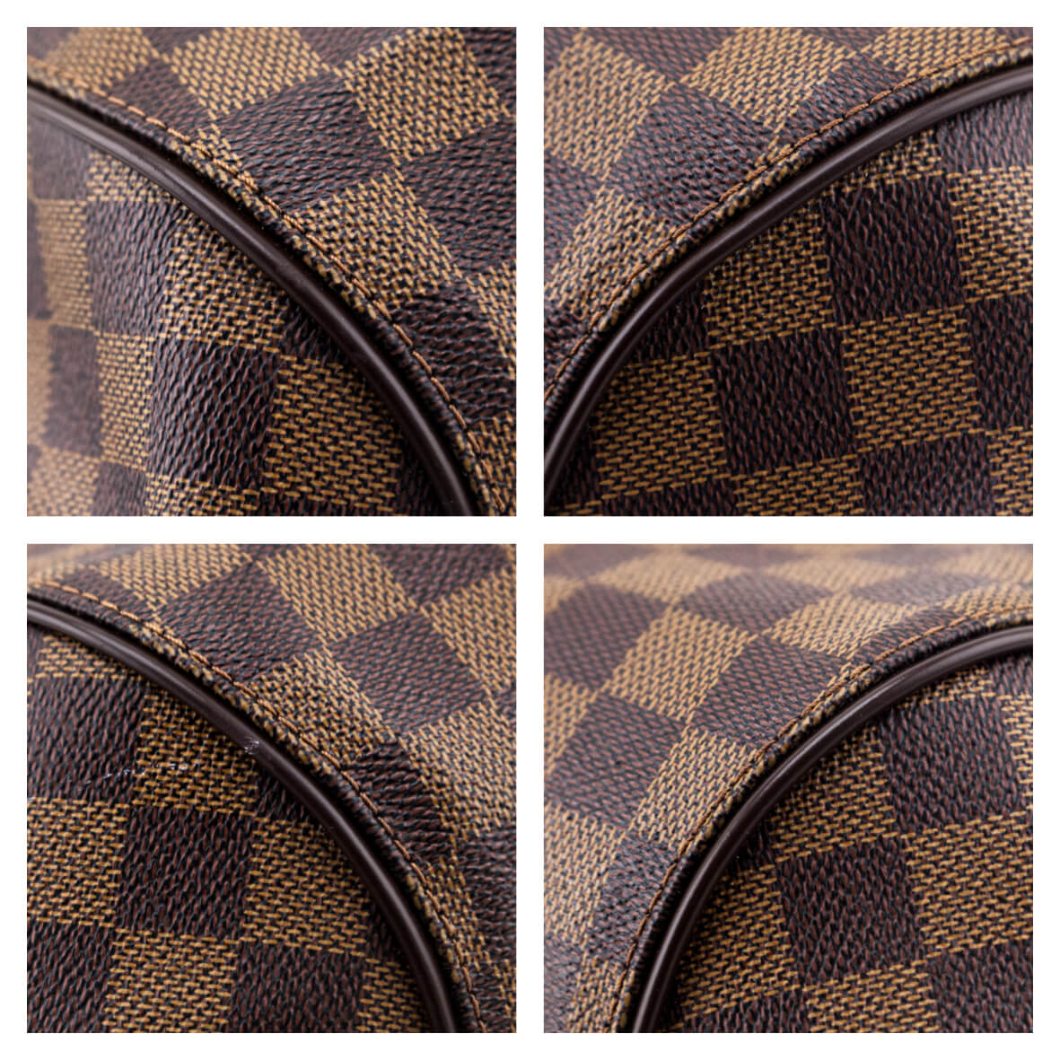 Louis Vuitton Damier Ebene Sistine GM Shoulder Bag - Love that Bag etc - Preowned Authentic Designer Handbags Preloved Fashions